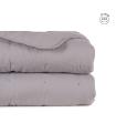 COLCHA GRIS POLIESTER DORMITORIO 180 X 260 CM