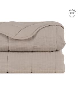 COLCHA BEIGE POLIESTER DORMITORIO 230 X 280 CM