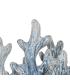 FIGURA CORAL AZUL CERÁMICA DECORACIÓN 43 X 21 X 30,50 CM