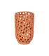 JARRÓN NARANJA CERÁMICA DECORACIÓN 20 X 20 X 32 CM
