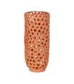 Orange Ceramic Vase 24 x 23.5 x 54.5 cm