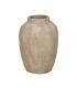 JARRÓN BEIGE CERÁMICA DECORACIÓN 42,50 X 42,50 X 58 CM