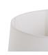 LÁMPARA MESA BLANCO-MARRÓN PORCELANA 24 X 24 X 50 CM