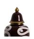 TIBOR BLANCO-MARRÓN PORCELANA DECORACIÓN 19 X 19 X 48 CM