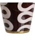 TIBOR BLANCO-MARRÓN PORCELANA DECORACIÓN 19 X 19 X 48 CM