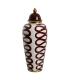 TIBOR BLANCO-MARRÓN PORCELANA DECORACIÓN 25 X 25 X 63 CM