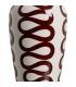 TIBOR BLANCO-MARRÓN PORCELANA DECORACIÓN 25 X 25 X 63 CM