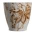 JARRÓN BLANCO-MARRÓN PORCELANA 23 X 23 X 36 CM