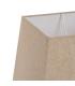 LÁMPARA MESA BLANCO-MARRÓN PORCELANA 22 X 22 X 45 CM