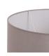LÁMPARA MESA BLANCO-GRIS PORCELANA 23 X 23 X 44 CM