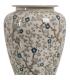 LÁMPARA MESA BLANCO-GRIS PORCELANA 23 X 23 X 44 CM