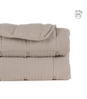 COLCHA BEIGE POLIESTER DORMITORIO 270 X 280 CM
