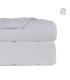 COLCHA BLANCO POLIESTER DORMITORIO 180 X 260 CM
