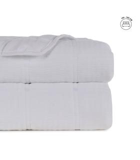 COLCHA BLANCO POLIESTER DORMITORIO 270 X 280 CM