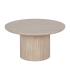 MESA CENTRO BEIGE PIEDRA MDF DECORACIÓN 70 X 70 X 38,50 CM