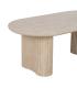 MESA CENTRO BEIGE PIEDRA MDF DECORACIÓN 120 X 60 X 46 CM
