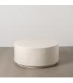 MESA CENTRO BLANCO FIBRA DE MAGNESIO 90 X 90 X 40 CM