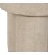 PUF BEIGE TEJIDO SALÓN 41 X 41 X 43 CM