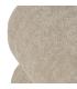 PUF BEIGE TEJIDO SALÓN 45 X 42 X 42 CM