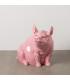 FIGURA CERDO ROSA RESINA 95 X 59 X 79 CM