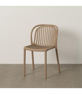 SILLA BEIGE POLIPROPILENO CONTRACT 51 X 57 X 78 CM