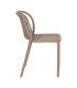 SILLA BEIGE POLIPROPILENO CONTRACT 51 X 57 X 78 CM