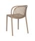 SILLA BEIGE POLIPROPILENO CONTRACT 51 X 57 X 78 CM