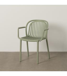 SILLA VERDE POLIPROPILENO CONTRACT 57 X 57 X 78 CM