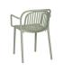 SILLA VERDE POLIPROPILENO CONTRACT 57 X 57 X 78 CM