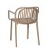 SILLA BEIGE POLIPROPILENO CONTRACT 57 X 57 X 78 CM