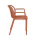 SILLA TERRACOTA POLIPROPILENO CONTRACT 57 X 57 X 78 CM