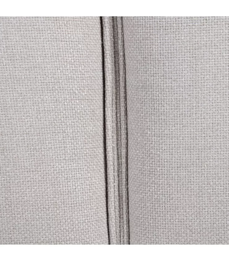 Corner module long gray tissue 134 x 130 x 68 cm