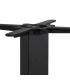 PATAS PARA MESA NEGRO HIERRO SALÓN 43 X 43 X 72 CM