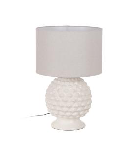 LÁMPARA MESA BLANCO CERÁMICA ILUMINACIÓN 38 X 38 X 58,50 CM