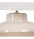 LÁMPARA MESA BEIGE CERÁMICA ILUMINACIÓN 43 X 43 X 56 CM