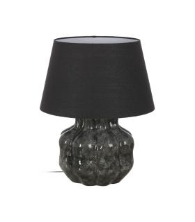 LÁMPARA MESA GRIS CERÁMICA ILUMINACIÓN 50 X 50 X 62,50 CM