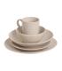 PLATO POSTRE CREMA STONEWARE COCINA 20 X 20 X 2,50 CM