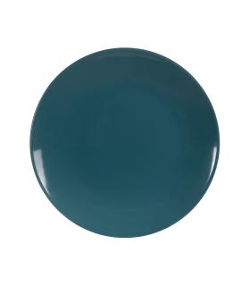 PLATO LLANO AZUL STONEWARE COCINA 26 X 26 X 3 CM