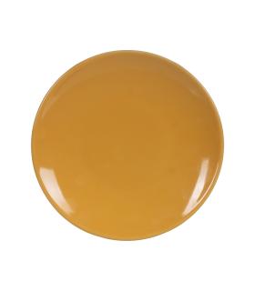 PLATO POSTRE MOSTAZA STONEWARE COCINA 20 X 20 X 2,50 CM