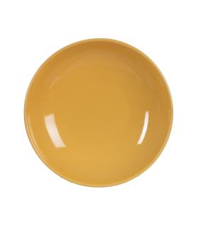 PLATO HONDO MOSTAZA STONEWARE COCINA 22 X 22 X 4,50 CM