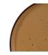 PLATO LLANO OCRE STONEWARE COCINA 27 X 27 X 3 CM