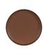 PLATO POSTRE MARRÓN STONEWARE COCINA 20,50 X 20,50 X 2,50 CM