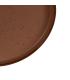 PLATO POSTRE MARRÓN STONEWARE COCINA 20,50 X 20,50 X 2,50 CM
