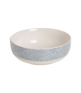 BOWL ORIENTAL BLANCO-AZUL PORCELANA 15,50 X 15,50 X 5,50 CM