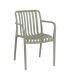 SILLA VERDE POLIPROPILENO EXTERIOR 56 X 57 X 81 CM