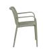 SILLA VERDE POLIPROPILENO EXTERIOR 56 X 57 X 81 CM