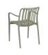 SILLA VERDE POLIPROPILENO EXTERIOR 56 X 57 X 81 CM