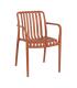 SILLA TERRACOTA POLIPROPILENO EXTERIOR 56 X 57 X 81 CM