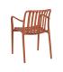 SILLA TERRACOTA POLIPROPILENO EXTERIOR 56 X 57 X 81 CM