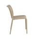 SILLA BEIGE POLIPROPILENO EXTERIOR 50 X 58 X 80 CM